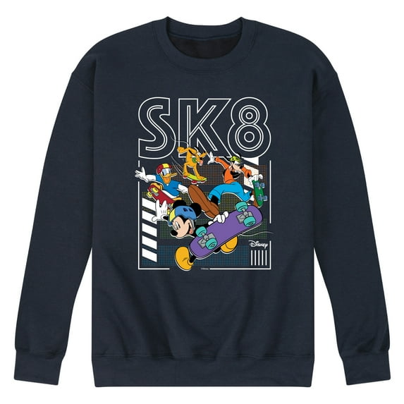 Disney - Standard Sports - SK8 Crew - Men's Crew Neck Fleece Pullover