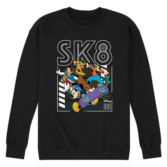 Disney - Standard Sports - SK8 Crew - Men's Crew Neck Fleece Pullover