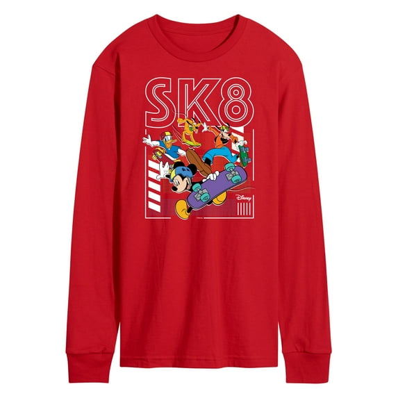 Disney - Standard Sports - SK8 Crew - Men's Long Sleeve T-Shirt