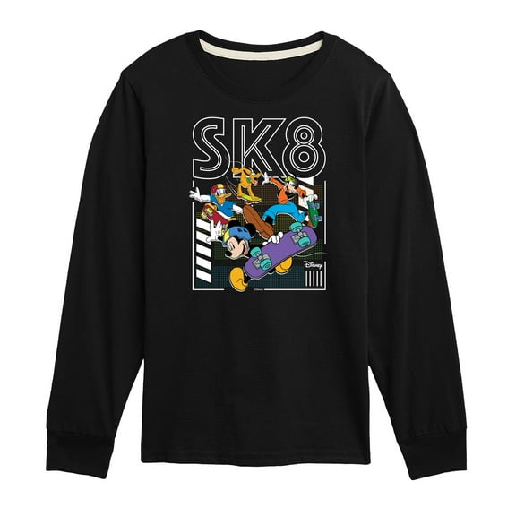 Disney - Standard Sports - SK8 Crew - Youth Long Sleeve Graphic T-Shirt