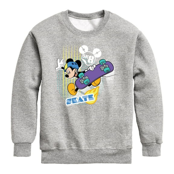 Disney - Standard Sports - SK8 Life - Youth Crewneck Fleece Sweatshirt