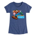 thumbnail image 1 of Disney - Standard Sports - SK8 with Goofy - Toddler & Youth Girls Short Sleeve Graphic T-Shirt, 1 of 5