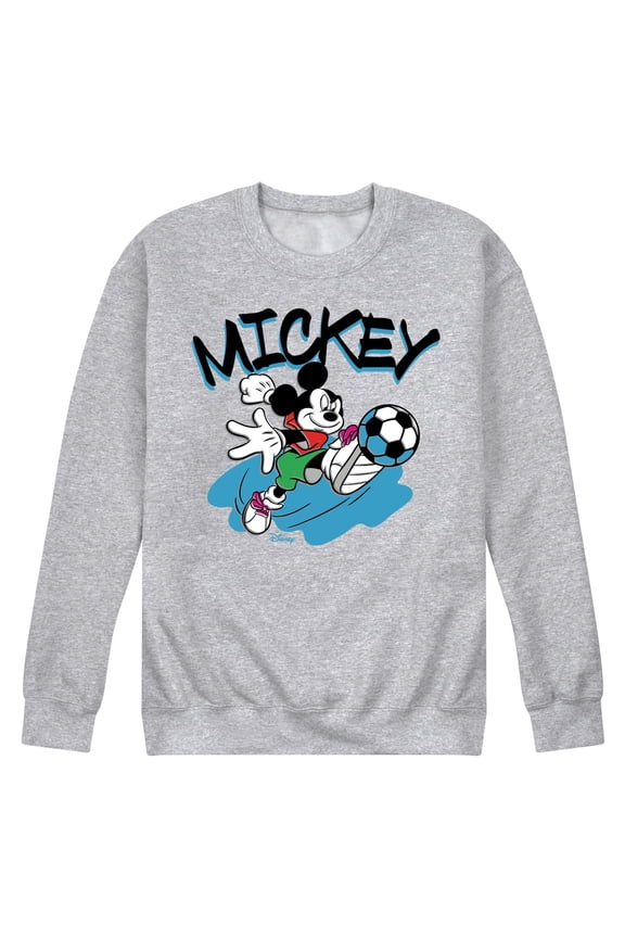 - Standard Sports - Soccer Mickey - Men's Crew Neck Fleece Pullover