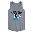 thumbnail image 1 of Disney - Standard Sports - Soccer Mickey - Women's Racerback Tank Top, 1 of 5
