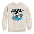 thumbnail image 1 of Disney - Standard Sports - Soccer Mickey - Youth Crewneck Fleece Sweatshirt, 1 of 5