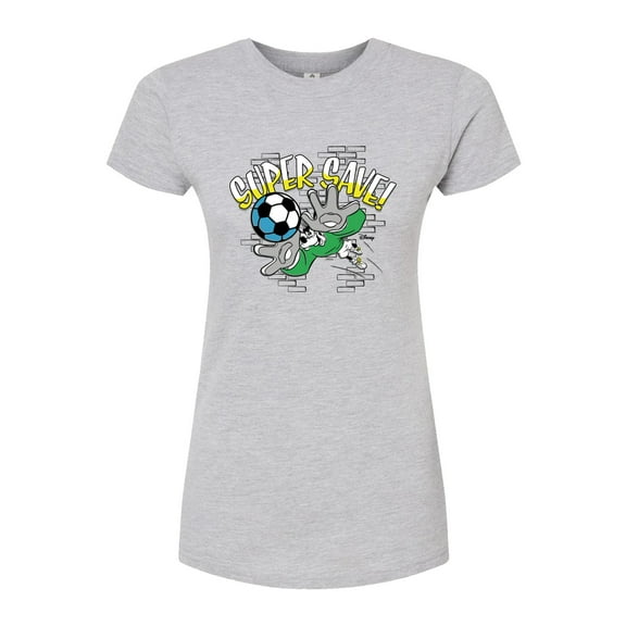 Disney - Standard Sports - Soccer Super Save - Juniors Fitted Graphic T-Shirt