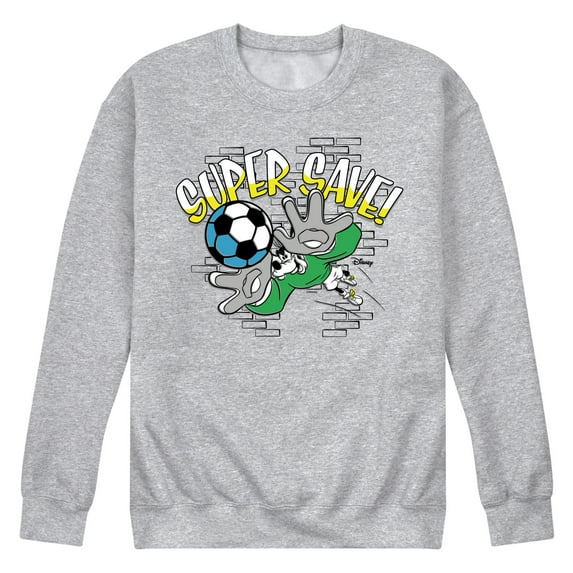 Disney - Standard Sports - Soccer Super Save - Men's Crew Neck Fleece Pullover
