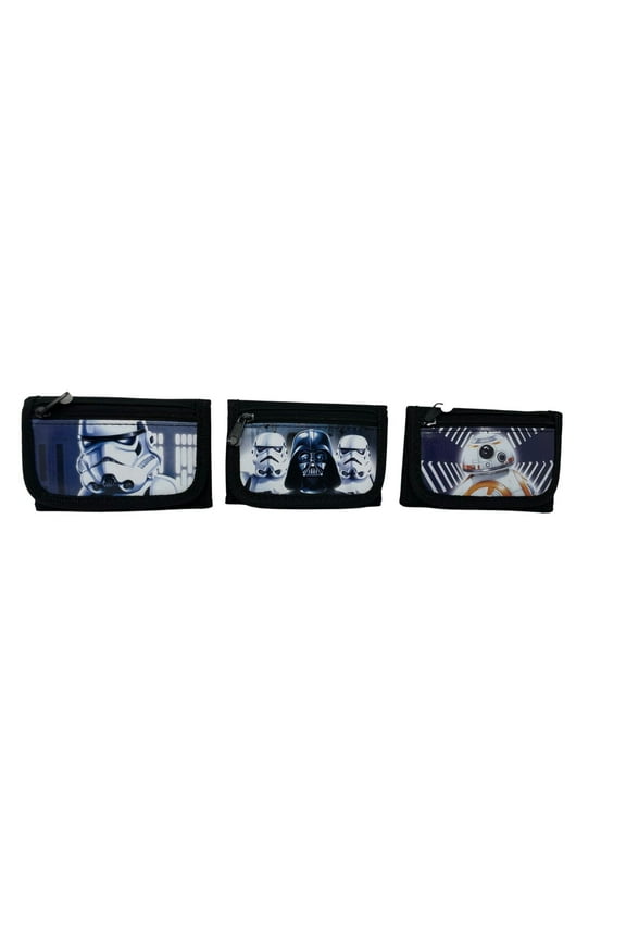 Star Wars BB8 Stormtrooper Trifold Wallet- 3 PCs Per Set