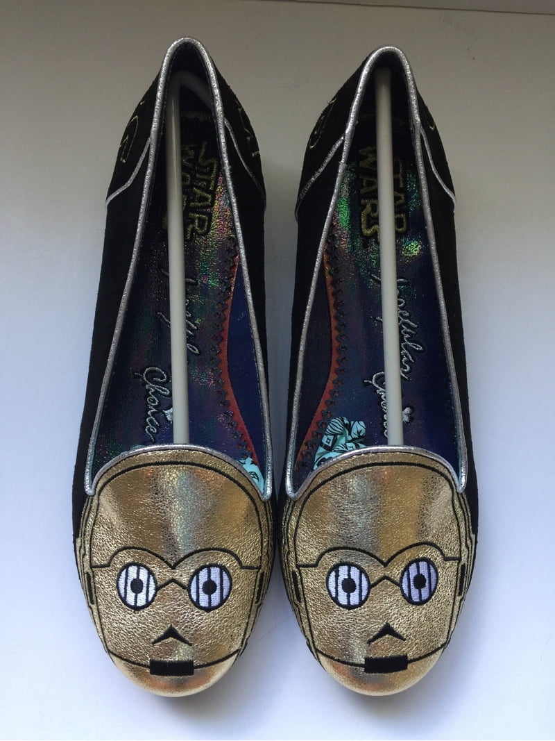 スターウォーズ C3PO ローヒール パンプス Disney's Star Wars Edition, Size 6.5 C3PO Irregular Choice Women's