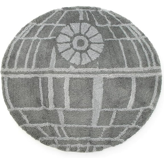 Star Wars 893833 3 x 3 ft. Death Star Plush Accent Rug