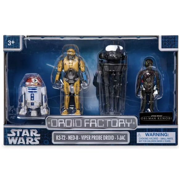 Disney Star Wars Droid Factory Depot Obi-Wan Kenobi Droid Set R3-T2 NED-B 1-JAC