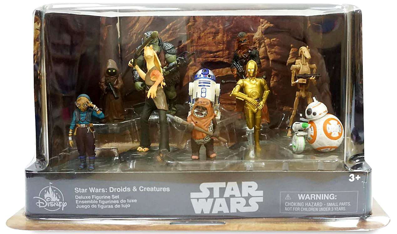 Disney Star Wars Droids and Creatures Deluxe Figurine Playset