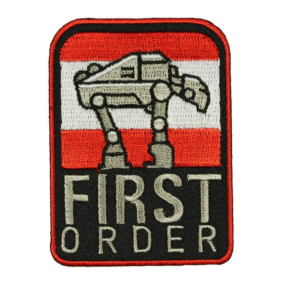 Disney Star Wars First Order AT-AT Walker Patch The Last Jedi New Movie Iron On
