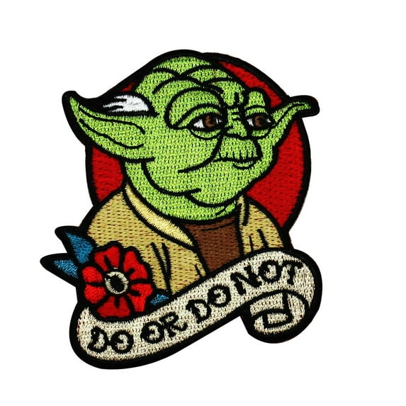 Disney Star Wars Master Yoda Do Or Do Not Patch Officially Licensed Iron On