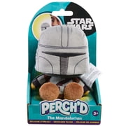 Disney Star Wars Perchd Mandalorian Plush, Collectible 3.75 Plush, for Boys and Girls Ages 3 and up