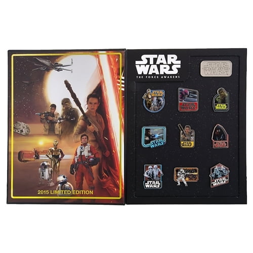 Disney Star Wars Pin Force Awakens Countdown Ten Pin Box Set