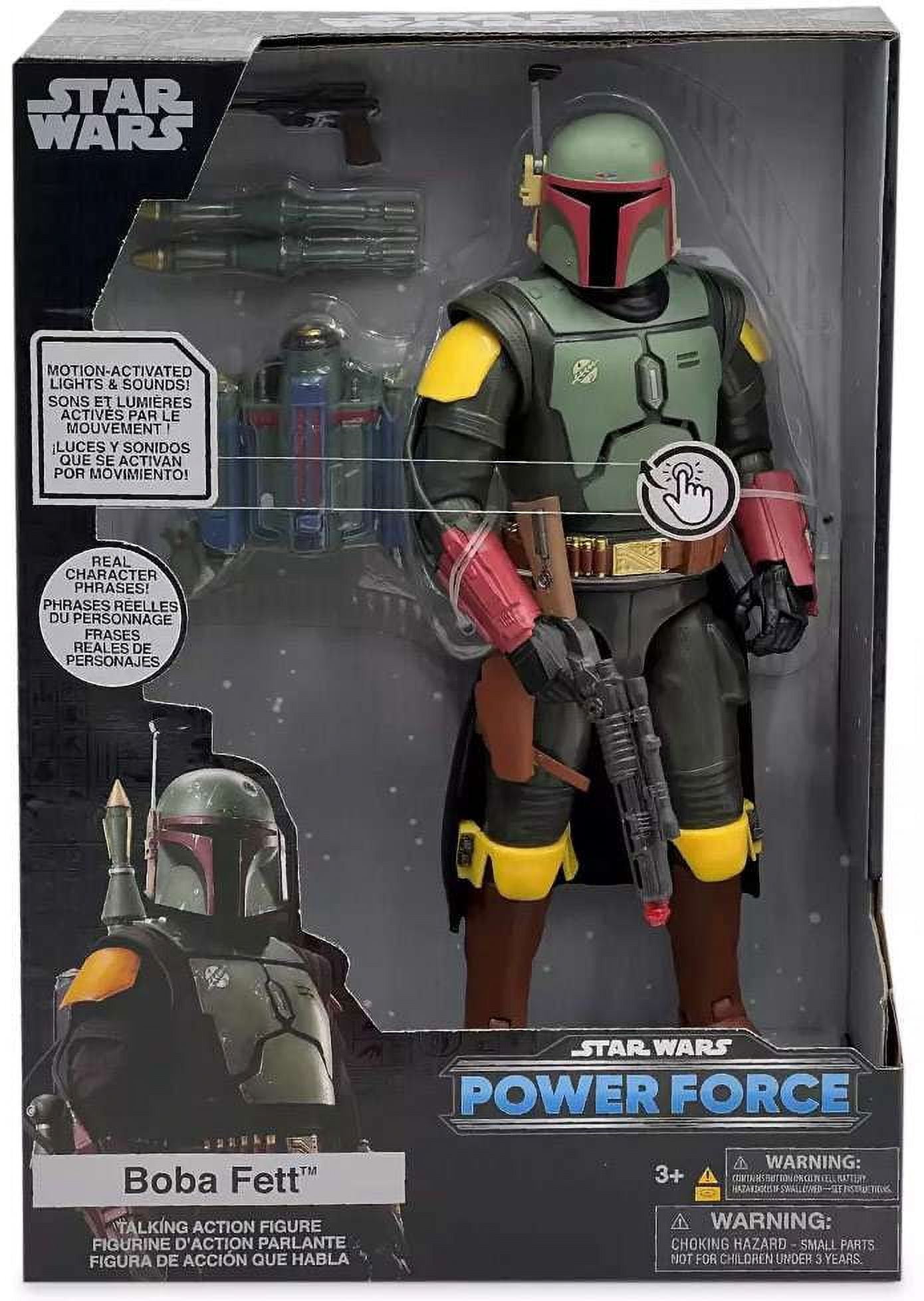 Star Wars Power Force Boba Fett Talking Action Figure with Motion