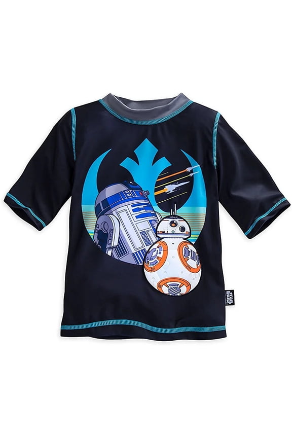 Star Wars R2-D2 & BB-8 Rebel Rash Guard for Boys Toddler Size 3