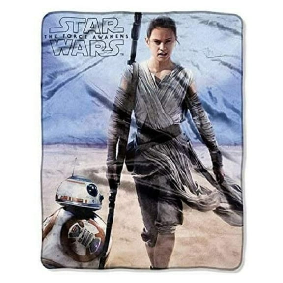 Disney Star Wars The Force Awakens Rebel Ray Silky Soft Throw Blanket 40" x 50"