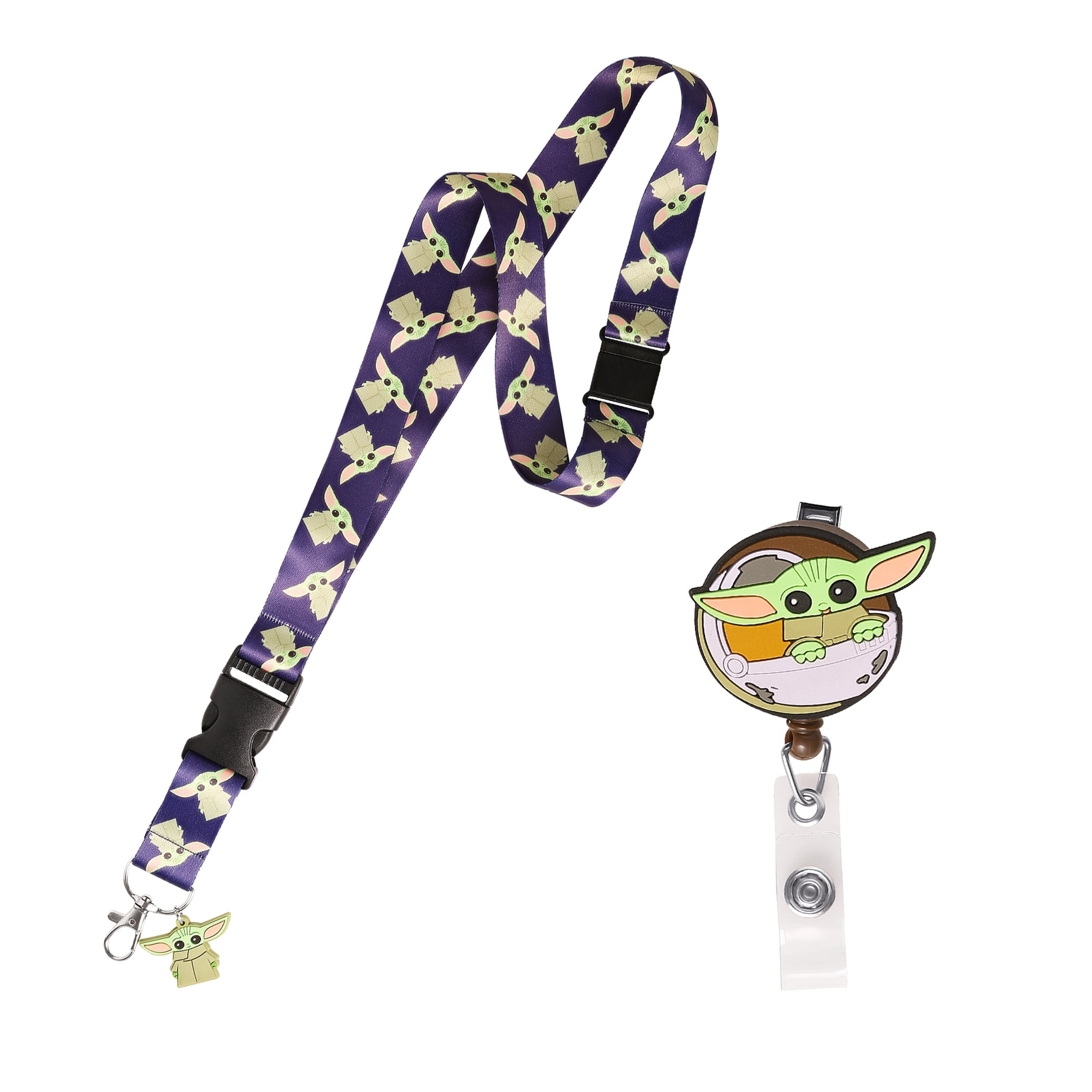Disney Star Wars The Mandalorian The Child Lanyard and Retractable
