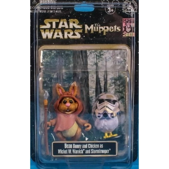 Disney Star Wars Weekends 2013 Muppets Bunny Bean and Camille as Wicket the Ewok and Stormtrooper Action Figure 2-Pack - Exclusive Limited Edition