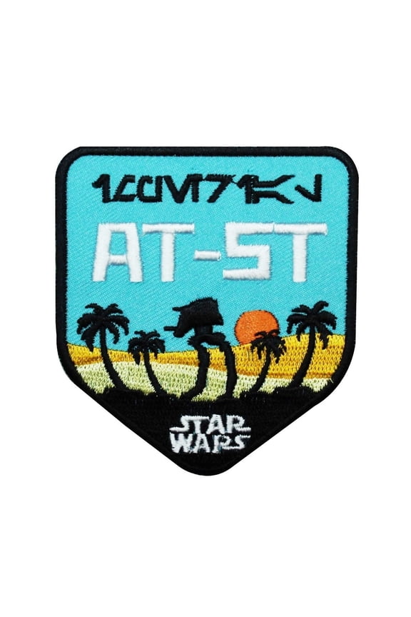 Disney Star Wars Walker AT-ST Emblem Patch Officially Licensed Iron On Applique