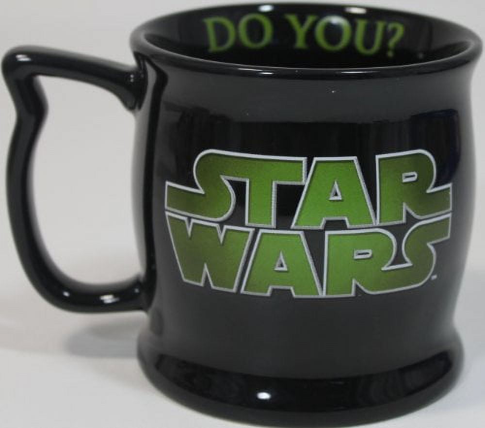 Disney Star Wars Yoda "Height Requirement" Coffee/Tea/Hot Coco Black Ceramic Mug - Disney Parks Exclusive & Limited Availability