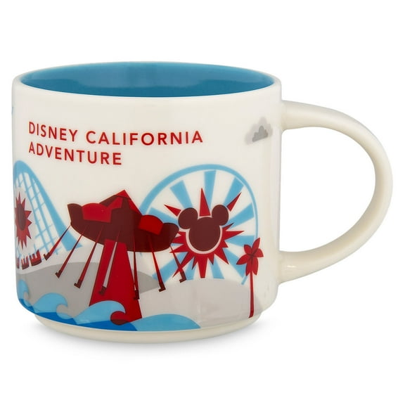 Disney Starbucks You Are Here California Adventure Coffee Mug Paradise Pier New