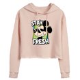 thumbnail image 1 of Disney - Stay Fresh - Juniors Cropped Pullover Hoodie, 1 of 5