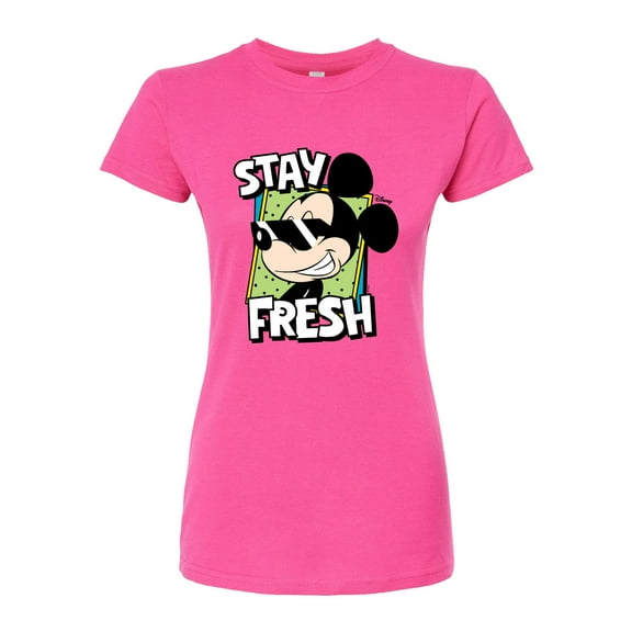 Disney - Stay Fresh - Juniors Fitted Graphic T-Shirt