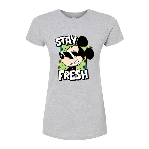 Disney - Stay Fresh - Juniors Fitted Graphic T-Shirt