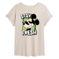 thumbnail image 1 of Disney - Stay Fresh - Juniors Ideal Flowy Muscle T-Shirt, 1 of 5