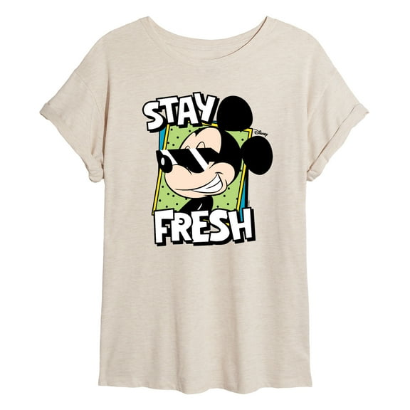 Disney - Stay Fresh - Juniors Ideal Flowy Muscle T-Shirt