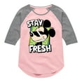 thumbnail image 1 of Disney - Stay Fresh - Toddler & Youth Girls Raglan Graphic T-Shirt, 1 of 5