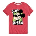 thumbnail image 1 of Disney - Stay Fresh - Toddler & Youth Short Sleeve Graphic T-Shirt, 1 of 5
