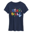 thumbnail image 1 of Disney - Stay Silly - Women's Short Sleeve Graphic T-Shirt, 1 of 5