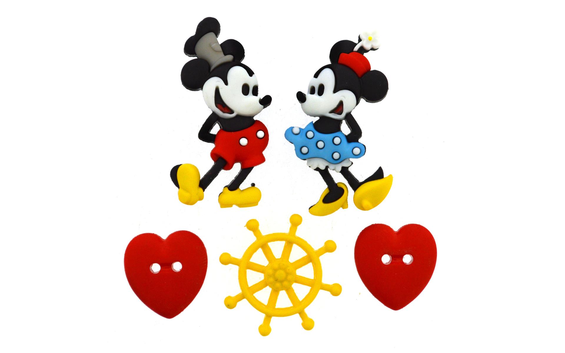 Disney Steamboat Mickey Buttons - Walmart.com