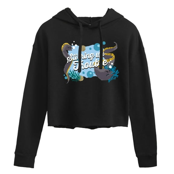Disney - Stirring Up Trouble - Juniors Cropped Pullover Hoodie