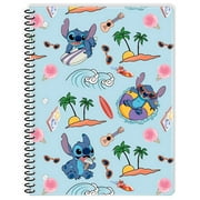 Disney Stitch 1-Subject Spiral Notebook, Wide Ruled, 80 Sheets, Multi-Color