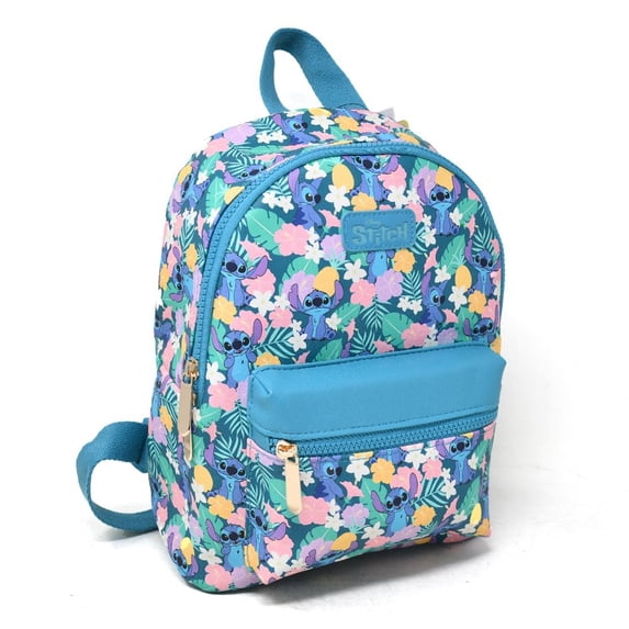 Disney Stitch 10 Inches PU Mini Backpack, 9" x 5" x 10"