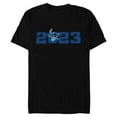 thumbnail image 1 of Disney Stitch 2023 Celebration 100th Anniversary New Year - Short Sleeve Blended T-Shirt for Adults - Customized-Black, 1 of 5