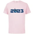 thumbnail image 1 of Disney Stitch 2023 Celebration 100th Anniversary New Year - Short Sleeve Cotton T-Shirt for Adults - Customized-Soft Pink, 1 of 5