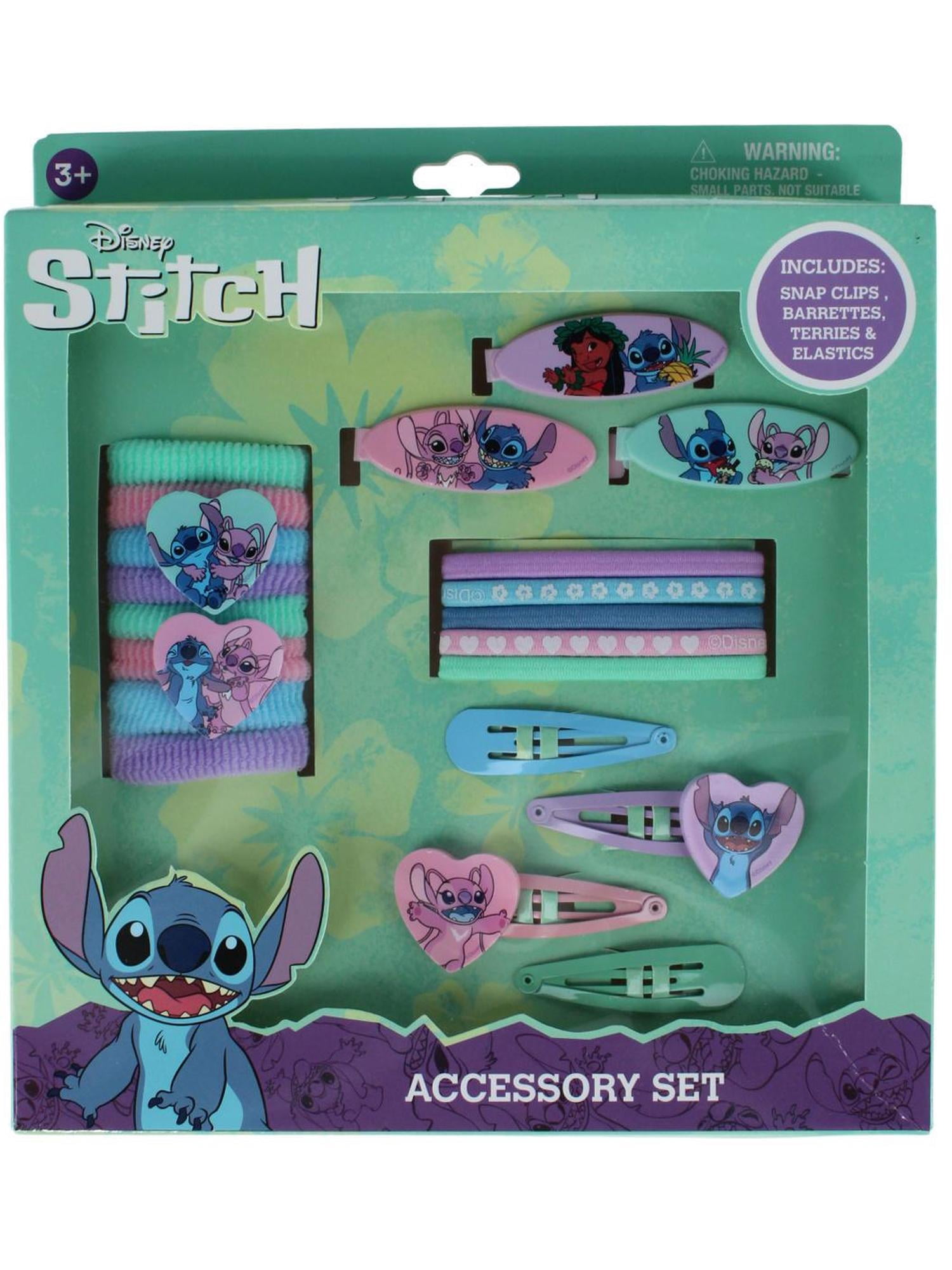 U.P.D., INC Kid's Lilo & Stitch 20 Piece Hair Accesory Set