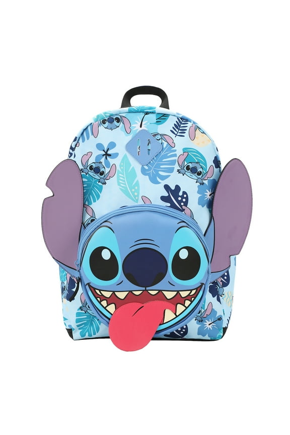 Disney Stitch 3D Character 17" Backpack