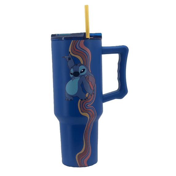 Disney Stitch 40oz Double Wall Straw Tumbler