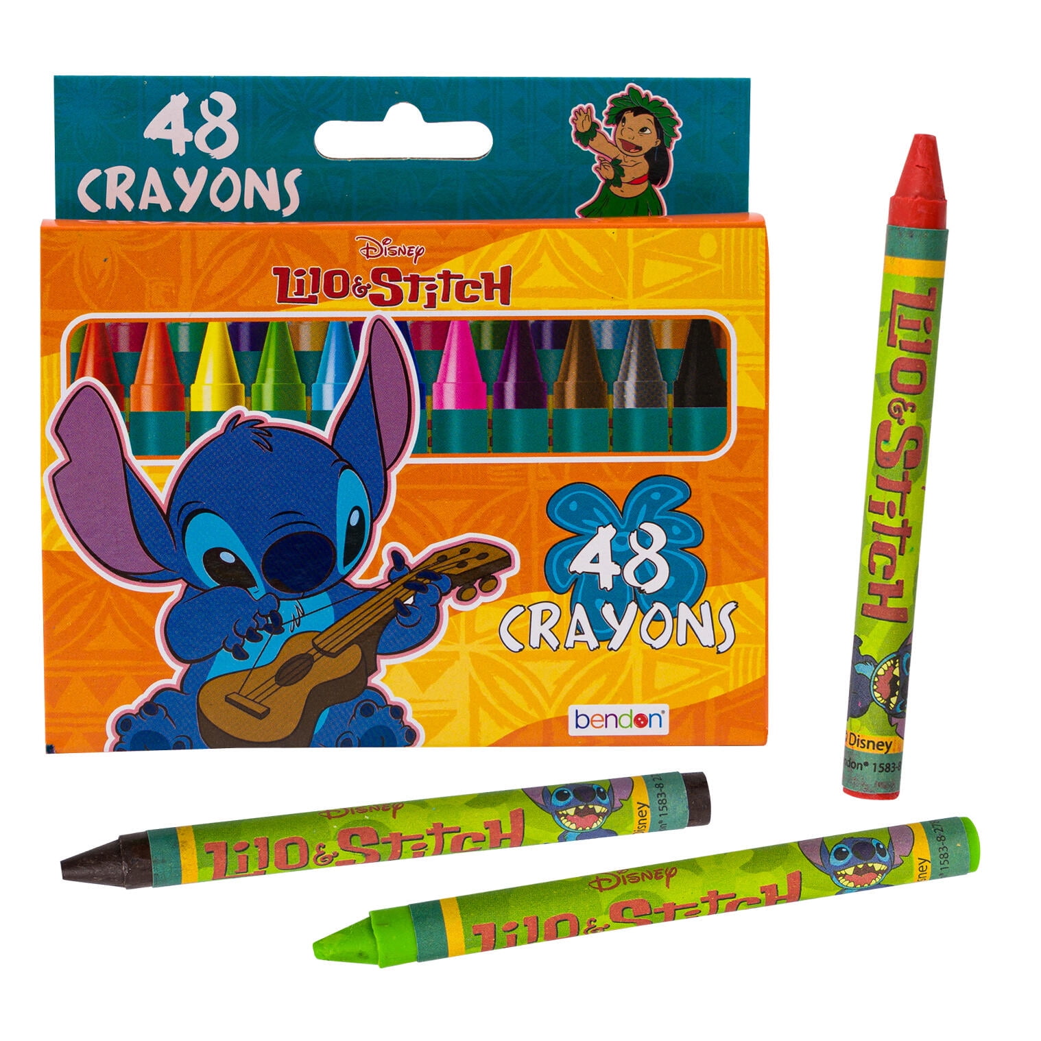 Disney Stitch 48ct Crayons - Walmart.com