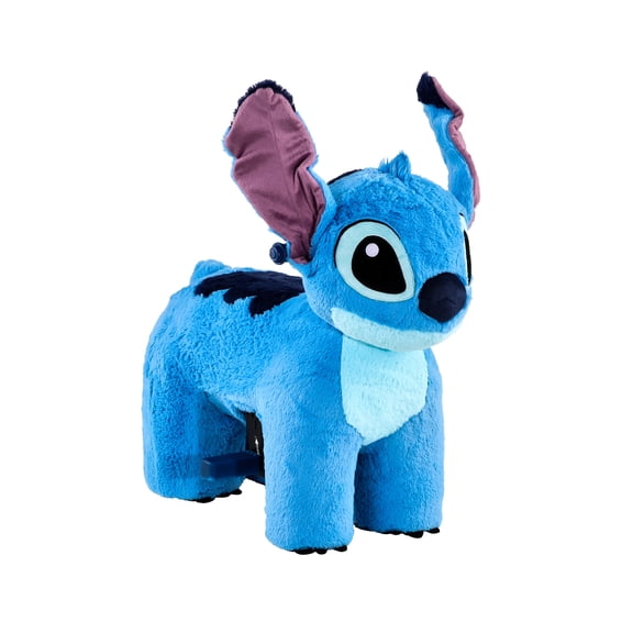 Disney Stitch 6-Volt Plush Electric Ride-On Toy by Dynacraft for Ages 18 Months to 3 Years, 1 count