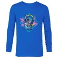 thumbnail image 1 of Disney Stitch ‘90s Vibe Retro Distressed - Long Sleeve T-Shirt for Men - Customized-Navy, 1 of 5
