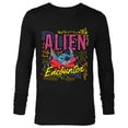 thumbnail image 1 of Disney Stitch Alien Encounter - Long Sleeve T-Shirt for Men - Customized-Black, 1 of 5