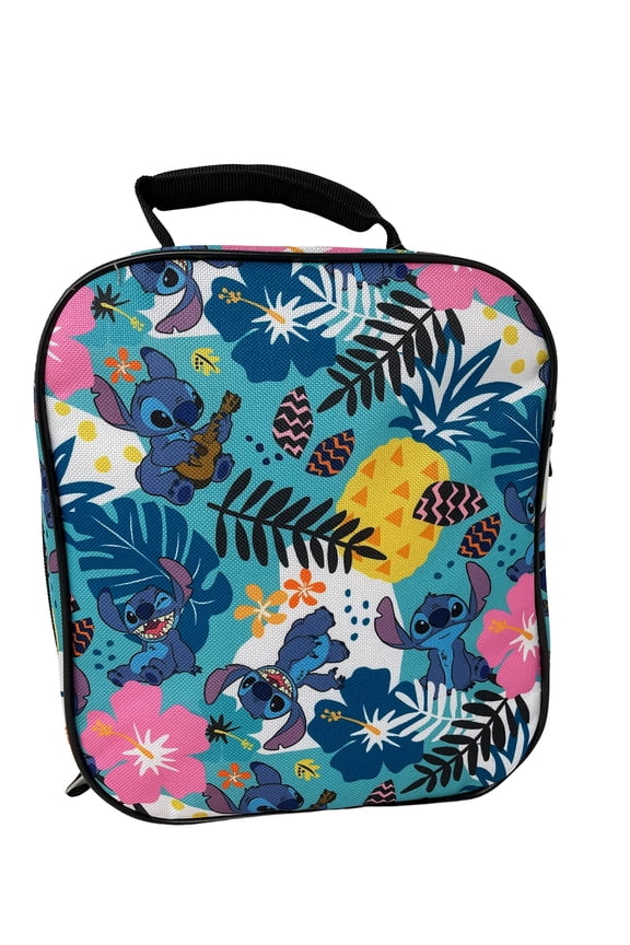 Disney Stitch All Over Print North South Rectangle Lunch Bag
